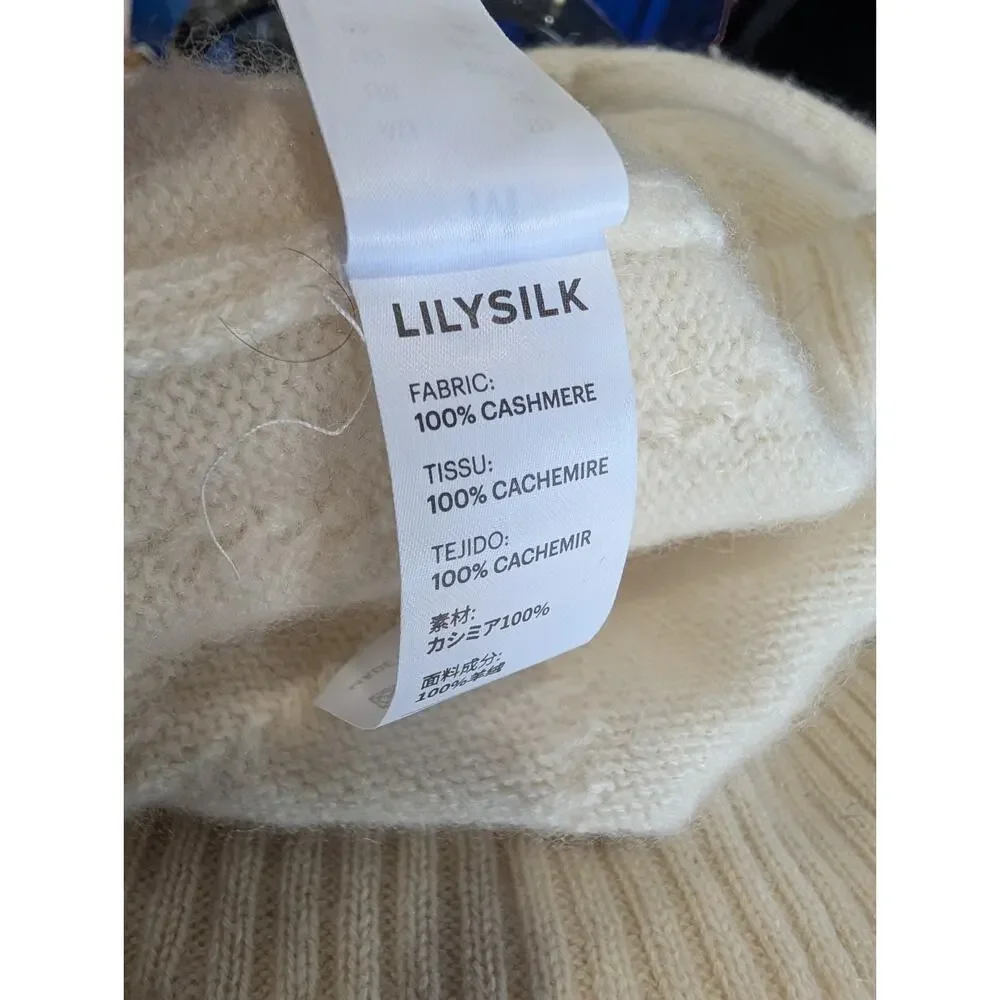 5pc CASHMERE Sweaters Tops Lot Crafts Cutter Flaws Holes Upcycle Fabric DIY